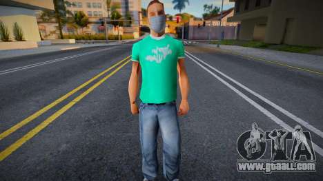 Swmyst in a protective mask for GTA San Andreas