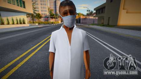 Sbmori in a protective mask for GTA San Andreas