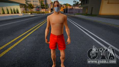 Wmylg in a protective mask for GTA San Andreas