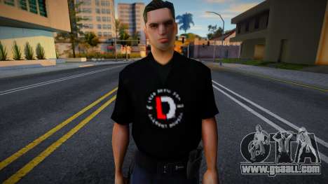 Policeman in a new uniform 1 for GTA San Andreas