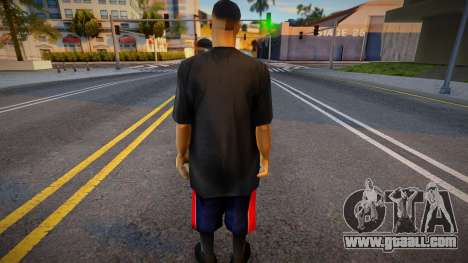 Guy in shorts and t-shirt for GTA San Andreas