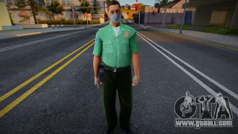 Medic 2 in a protective mask for GTA San Andreas