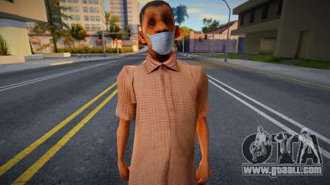 Skinny Big Bear in a protective mask for GTA San Andreas