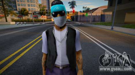 SFR2 in a protective mask for GTA San Andreas