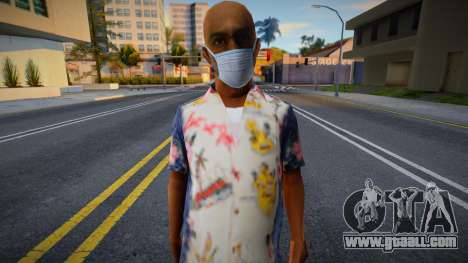 Bmori in a protective mask for GTA San Andreas