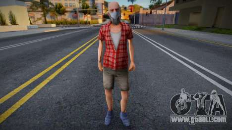 Cwmohb2 in a protective mask for GTA San Andreas