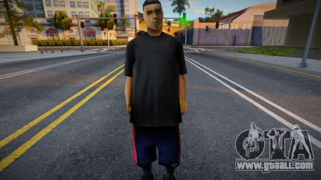Guy in shorts and t-shirt for GTA San Andreas