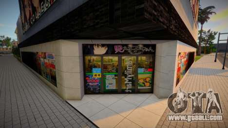 Japanese Corner Shop (Black) for GTA San Andreas