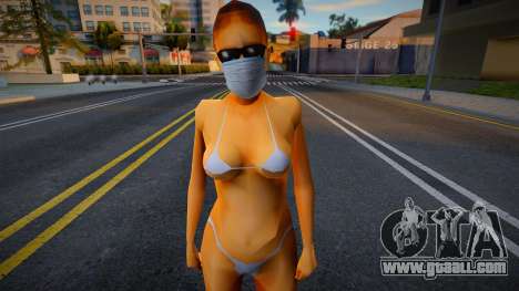 Wfybe in a protective mask for GTA San Andreas