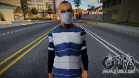 Vhmycr in a protective mask for GTA San Andreas