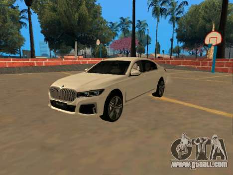 BMW 740i Xdrive 2021 for GTA San Andreas