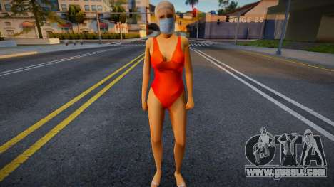 Wfylg in a protective mask for GTA San Andreas