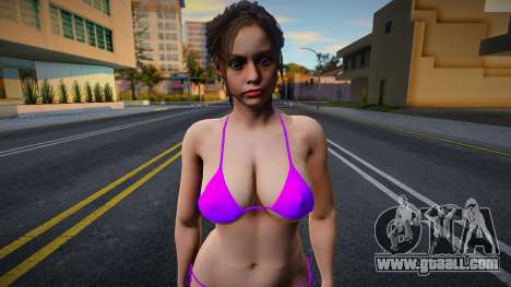 Curvy Claire Bikini 2 for GTA San Andreas