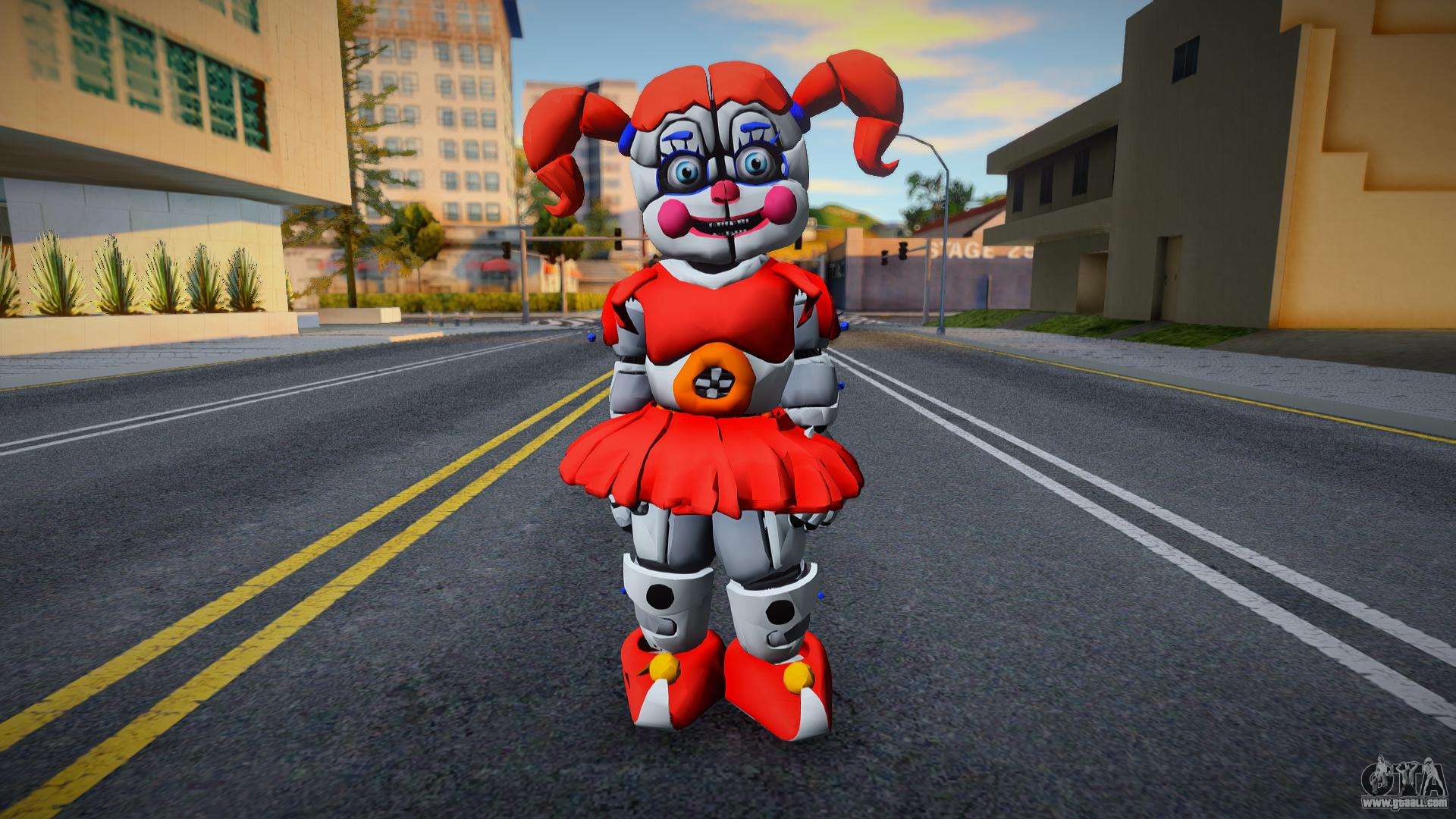 GTA 5 Mods Among Us FNAF Circus Baby - GTA 5 Mods Website