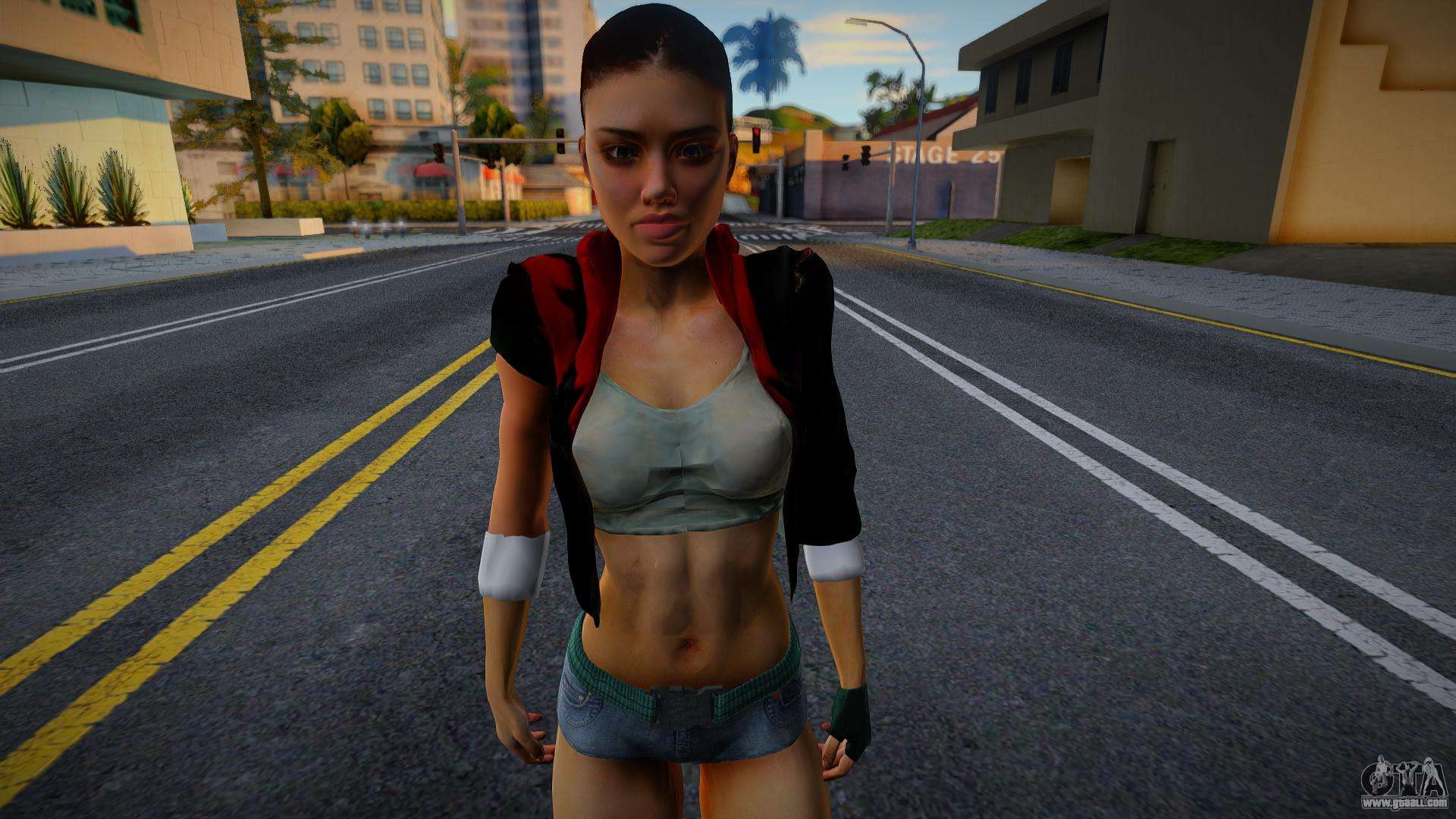 Adriana Lima in Shorts HD for GTA San Andreas