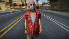 Cwmohb2 in a protective mask for GTA San Andreas