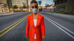 Sbfyri in a protective mask for GTA San Andreas