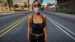 Catalina in a protective mask for GTA San Andreas