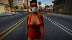 Sbfypro in a protective mask for GTA San Andreas