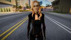Miranda Lawson is blonde in a black jumpsuit from for GTA San Andreas