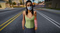 Ofyst in a protective mask for GTA San Andreas