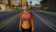 Wfyjg in a protective mask for GTA San Andreas