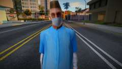 Wmybar in a protective mask for GTA San Andreas