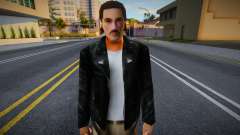 Biker with mustache for GTA San Andreas