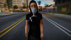Sofyri in a protective mask for GTA San Andreas