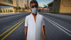 Sbmori in a protective mask for GTA San Andreas