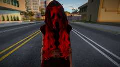 Female Skin with Halloween Mask for GTA San Andreas