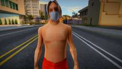 Wmylg in a protective mask for GTA San Andreas