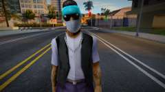 SFR2 in a protective mask for GTA San Andreas