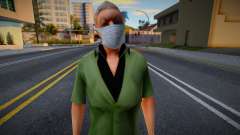 Cwfofr in a protective mask for GTA San Andreas
