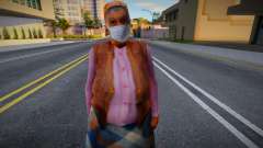 Sbfost in a protective mask for GTA San Andreas