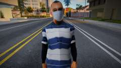 Vhmycr in a protective mask for GTA San Andreas