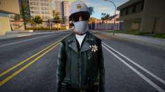 Lapdm1 in a protective mask for GTA San Andreas