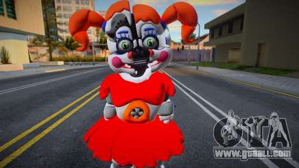 Circus Baby Open Face for GTA San Andreas