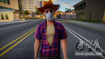 Cwmyfr in a protective mask for GTA San Andreas