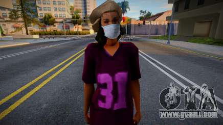 Bfyst in a protective mask for GTA San Andreas