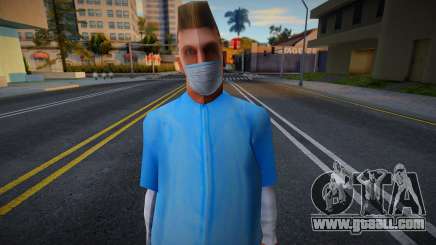 Wmybar in a protective mask for GTA San Andreas