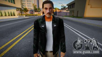 Biker with mustache for GTA San Andreas