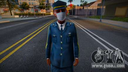 Bmosec in a protective mask for GTA San Andreas