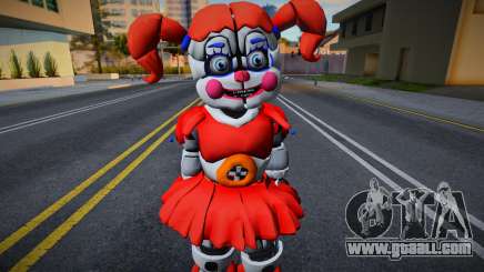 Circus Baby V2 Blue Eyes for GTA San Andreas