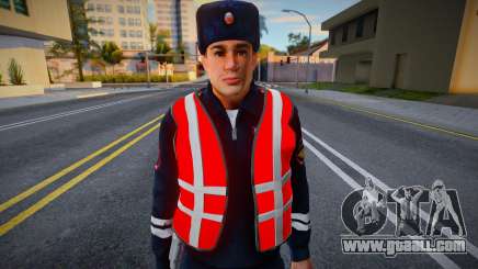 PPP employee in winter uniform for GTA San Andreas