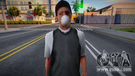 Bmycg in a protective mask for GTA San Andreas