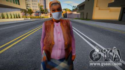 Sbfost in a protective mask for GTA San Andreas