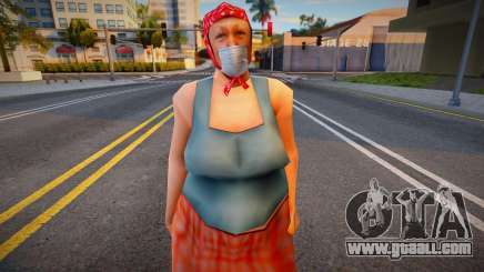 Cwfohb in protective mask for GTA San Andreas