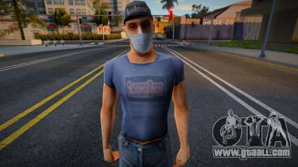 Dwmylc2 in a protective mask for GTA San Andreas