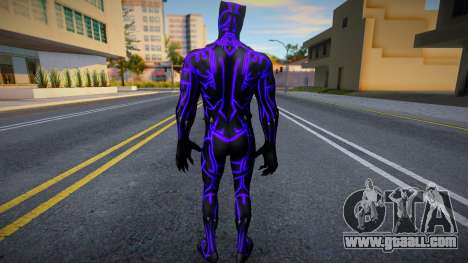 Black Panther Glowing for GTA San Andreas